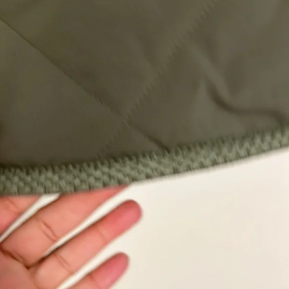 Free people Arnelle Teddy Reversible Olive Green Quilted Jacket size M NWOT